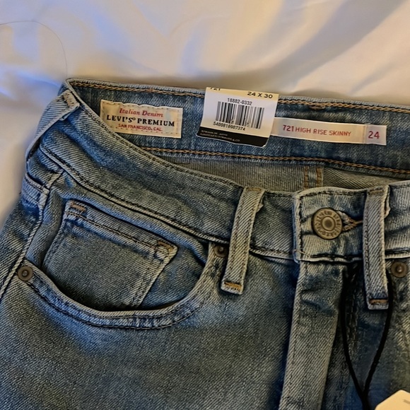 Levis 721 High Rise Skinny size 24x34 - Picture 3 of 6